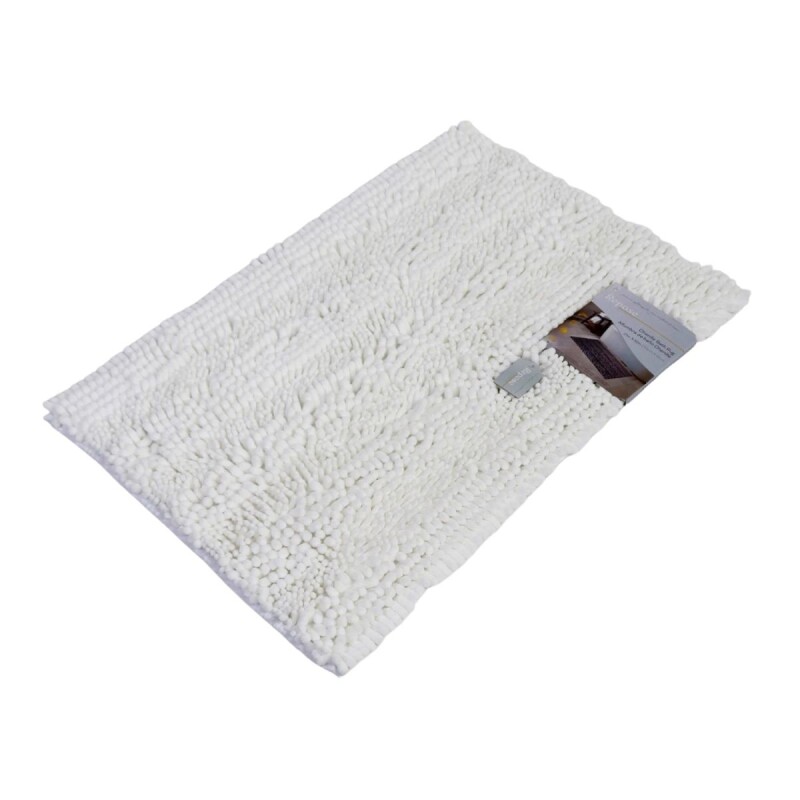 ALFOMBRA BLANCO 53X81CM P/BAÑO Unica