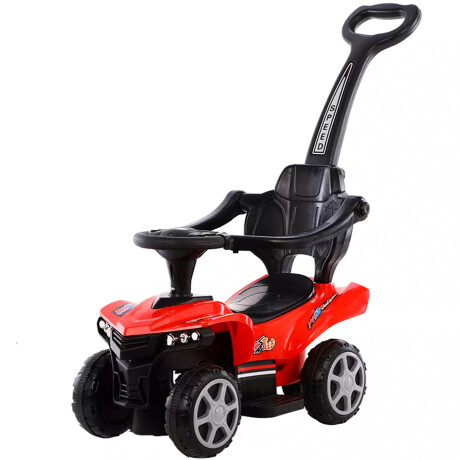 Buggy Cuatriciclo Musical C/ Luces Y Guía Bebés Niños Rojo