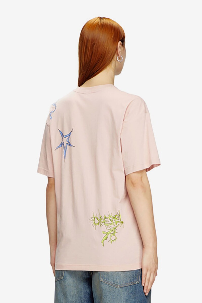 CAMISETA T-BUXT-Q1 Rosa