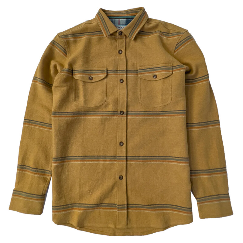 Camisa Vissla Creators Eco Flannel - Amarillo Camisa Vissla Creators Eco Flannel - Amarillo