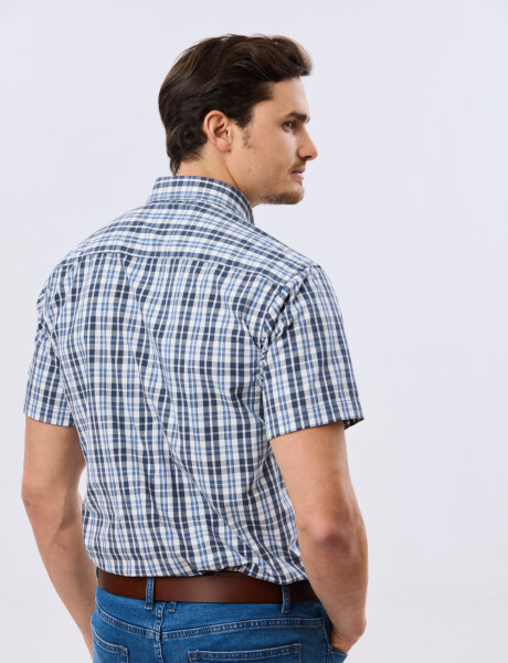 CAMISA CUADROS Azul