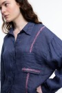 CAMISA MANGA LARGA Azul