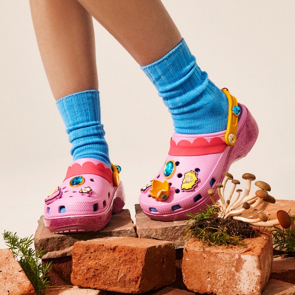 Crocs Classic Platform Princess Peach Clog Multi