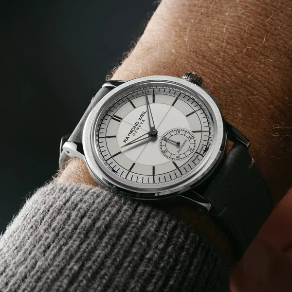Reloj RAYMOND WEIL Millesime Small Seconds Automático con correa y esfera gris. Reloj RAYMOND WEIL Millesime Small Seconds Automático con correa y esfera gris.