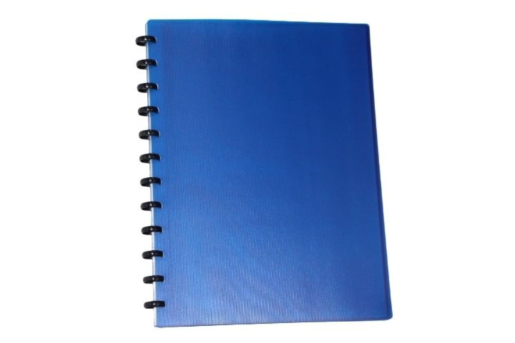 CARPETA TAMAÑO A4 CON 20 FUNDAS REMOVIBLES - COLOR AZUL 