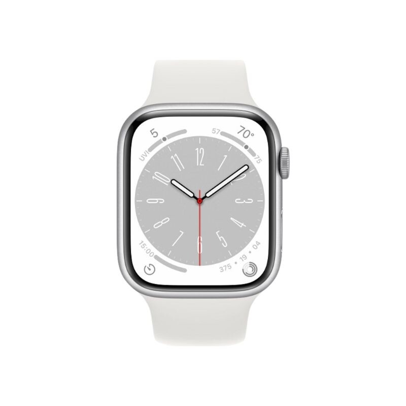 Apple Watch Series 8 45mm Sil Alu White Sp/Mp6q3ll Apple Watch Series 8 45mm Sil Alu White Sp/Mp6q3ll