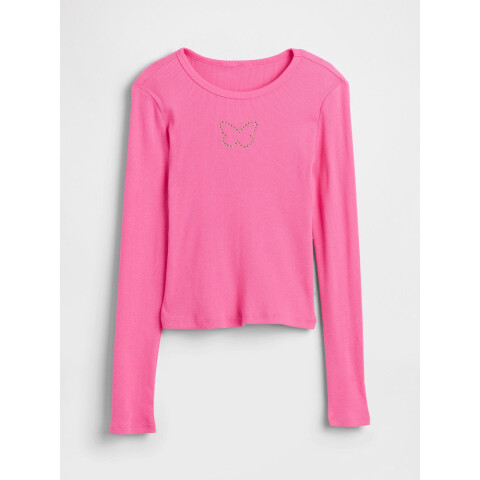 V-LS RIB TEE LOVE LETTER