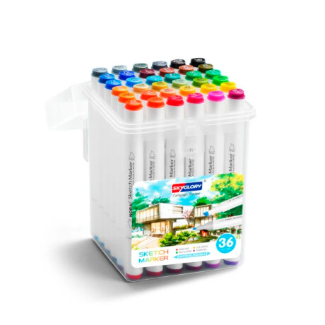 Marcador Sketch Doble Punta - Sky Glory - 36 colores Marcador Sketch Doble Punta - Sky Glory - 36 colores
