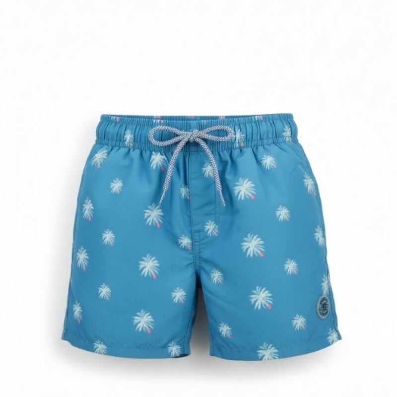 Short de Baño Niño N+ Azul Piedra