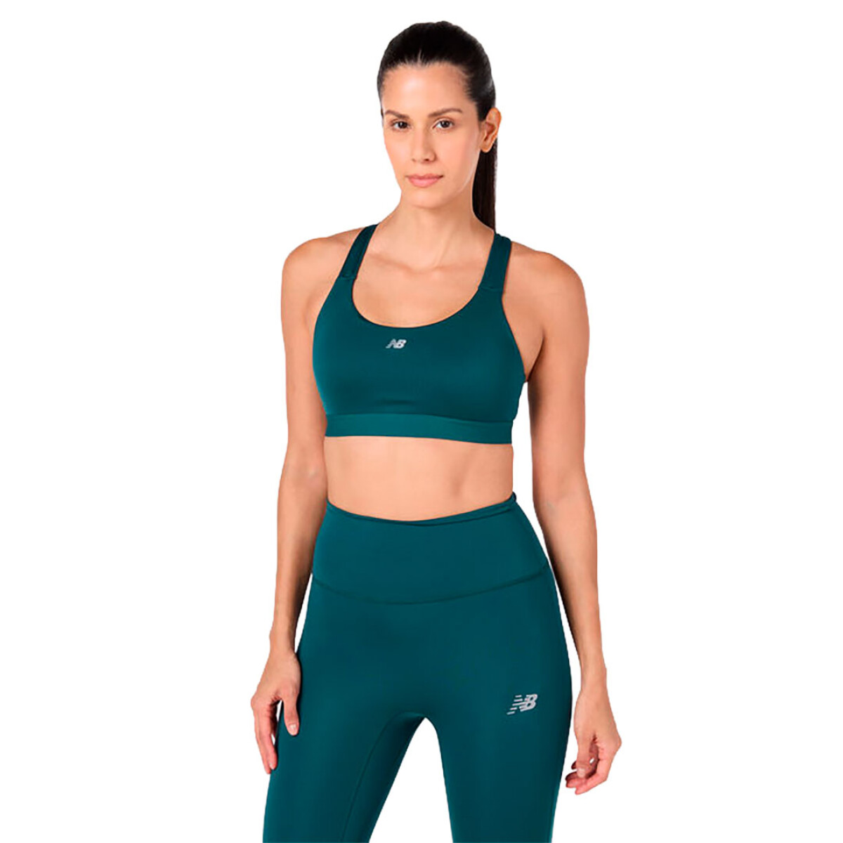 Top de Mujer New Balance Woman Bra New Balance - Verde 