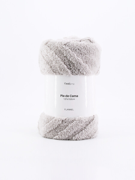 PIE DE CAMA DAMERO GRIS