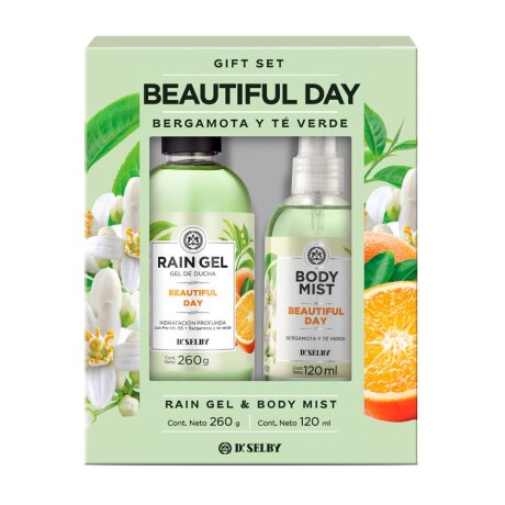 Cofre Rain Gel Beautiful Day 260g + Body Mist 120ml Cofre Rain Gel Beautiful Day 260g + Body Mist 120ml