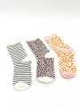 Medias Crew Lilac, Pack X 3 Color Unico