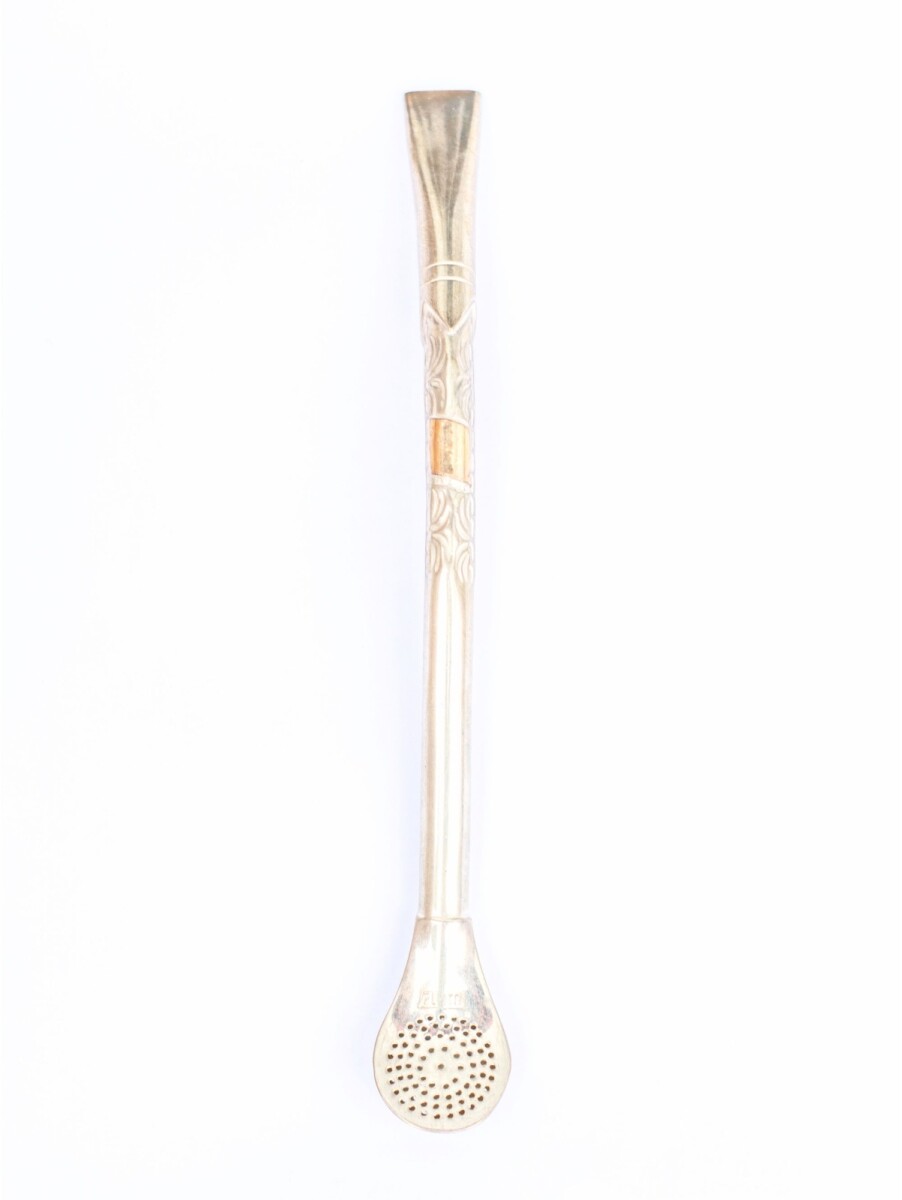 Bombilla De Plata y Oro - s22 