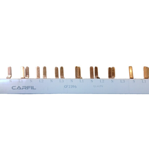 Peine alimentación 3P+N p/interruptor din 1P+N 63A CF2396