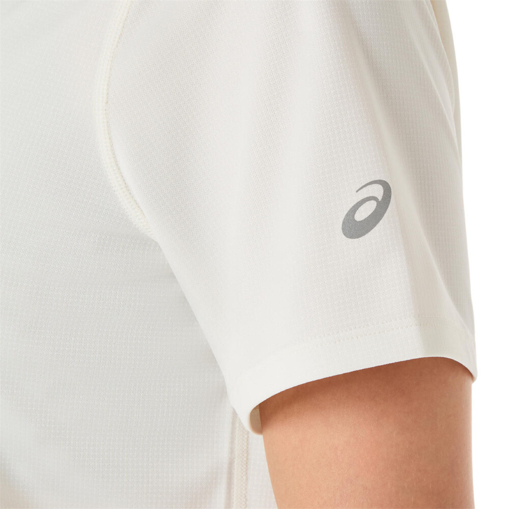 Polo Running Fujitrail Logo SS Top Mujer Cream
