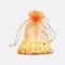 Bolsita De Organza De Regalo Naranja
