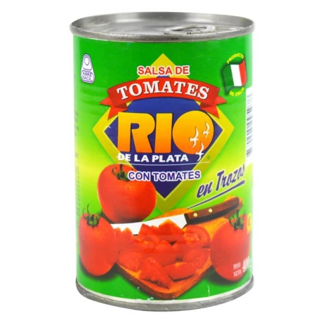 SALSA DE TOMATES RIO DE LA PLATA TROZOS LATA 400G SALSA DE TOMATES RIO DE LA PLATA TROZOS LATA 400G