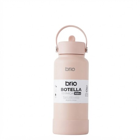 Botella Térmica Brio 950ml Acero Inox Salmón