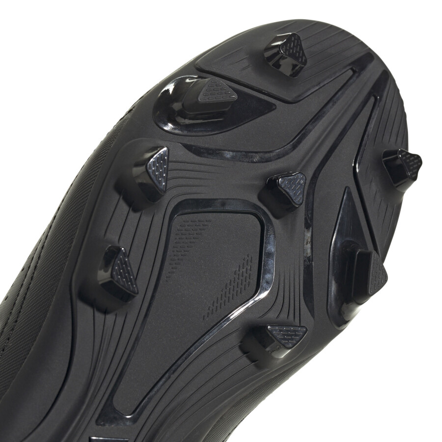 Championes de Fútbol 11 Infantiles Adidas Negro - Rojo