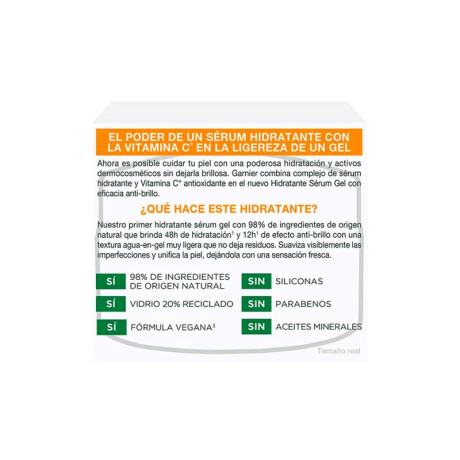 Crema Gel Garnier Express Aclara Hidratante Vitamina C 50 ml