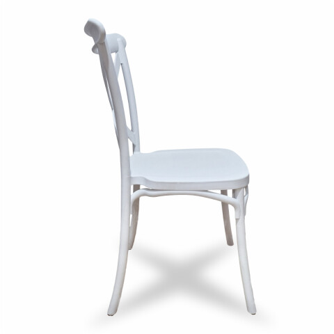 Silla Estilo Nórdico Katrina Para Comedor o Jardín - Blanco Silla Estilo Nórdico Katrina Para Comedor o Jardín - Blanco