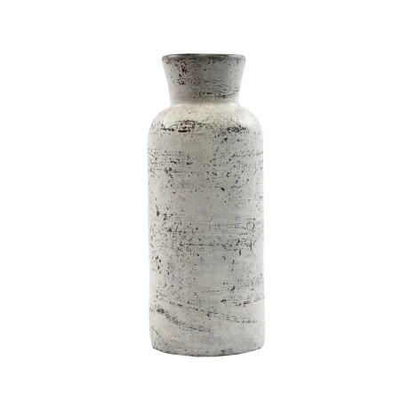 JARRÓN DECORATIVO SMALL TERRACOTA BLANCO ZAR