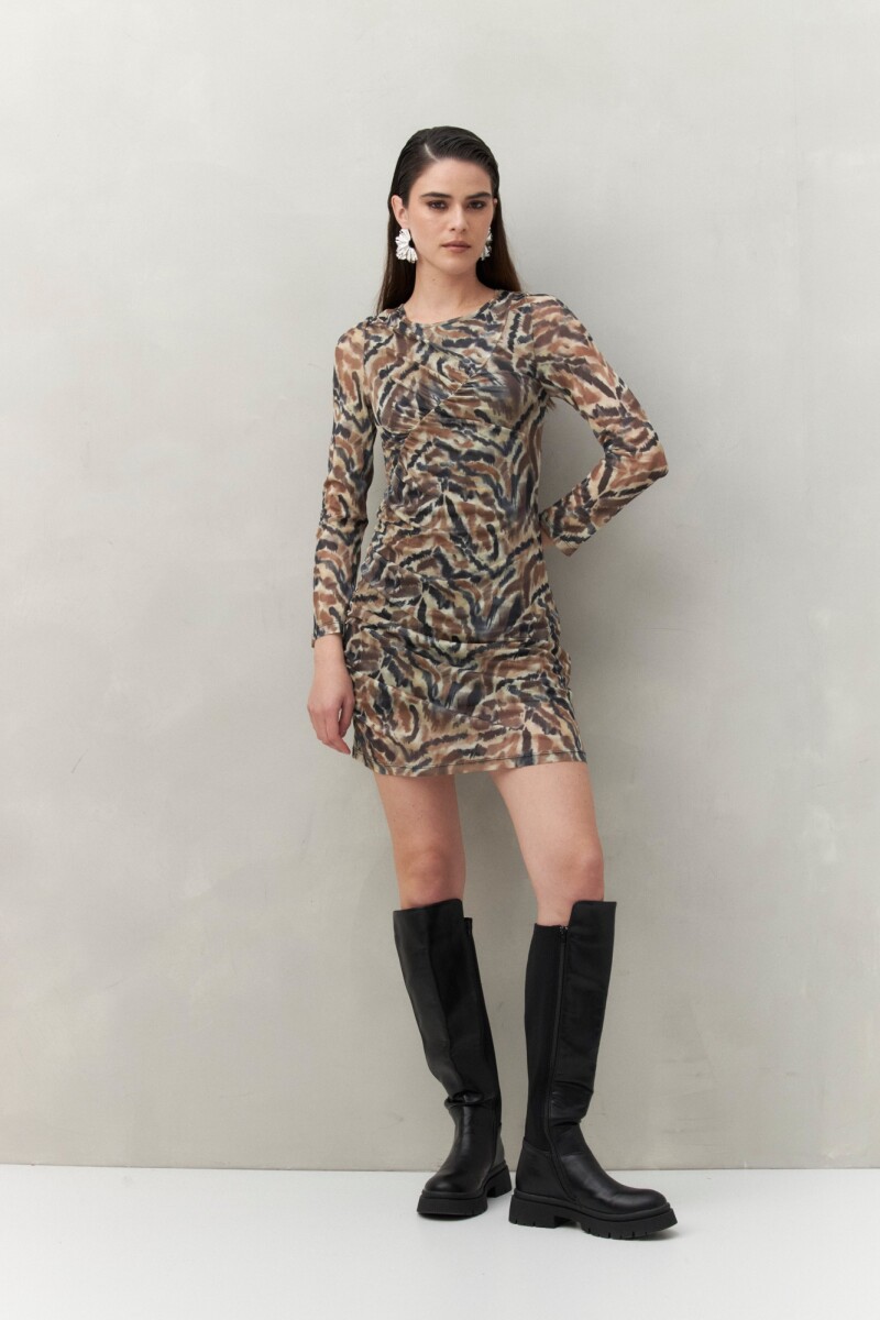 VESTIDO DROLA Animal Print