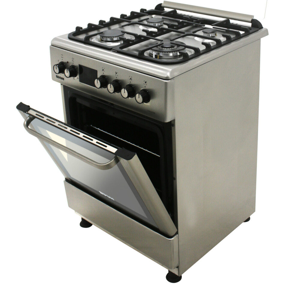 Cocina Combinada Siam Si-cc60ev Gris