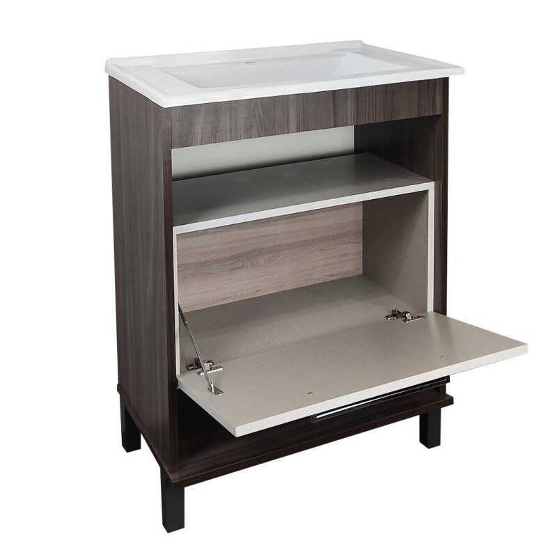 Mueble de baño Oasis con bacha Humo/Lino Mueble de baño Oasis con bacha Humo/Lino