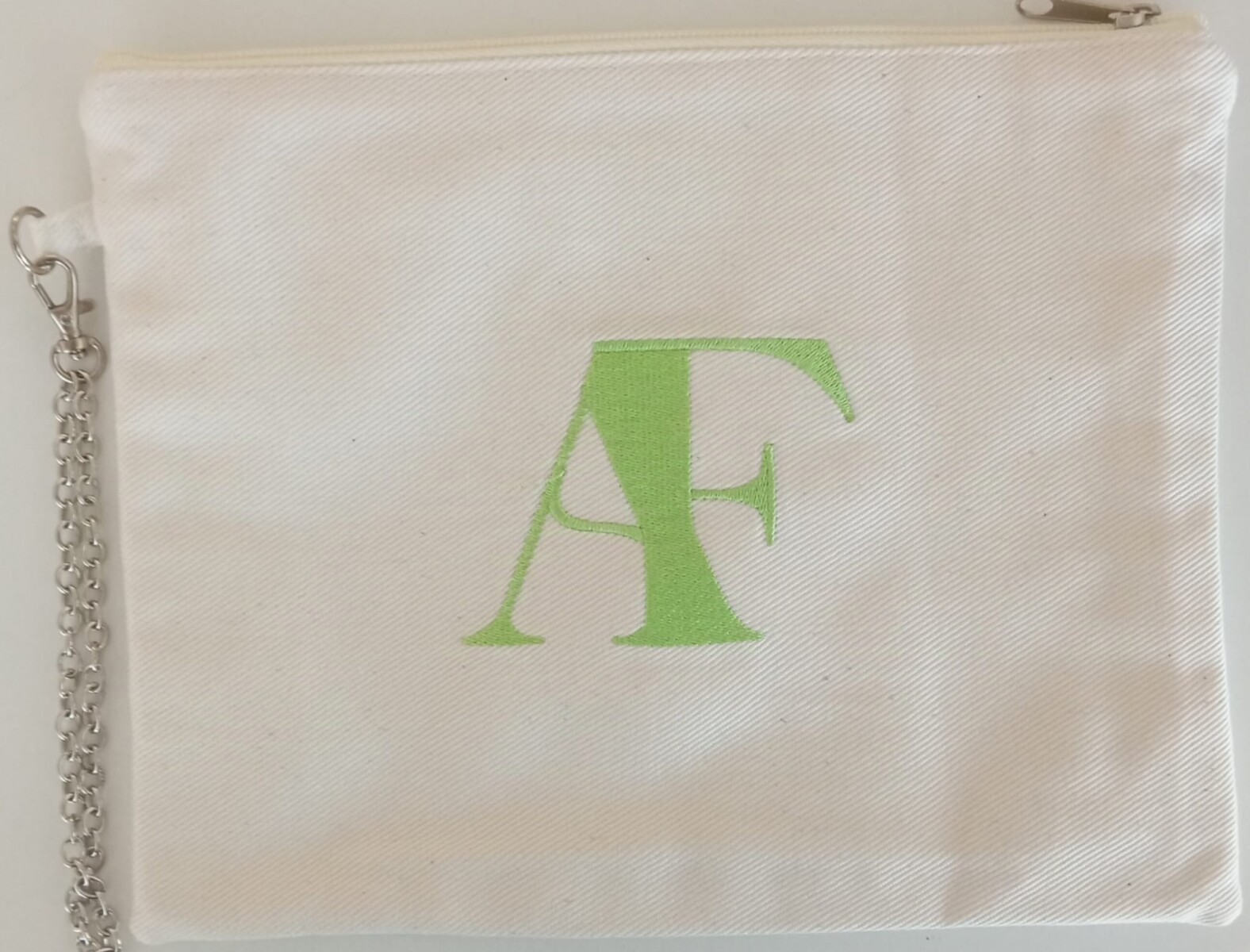 Sobre chico con iniciales AF - Verde 