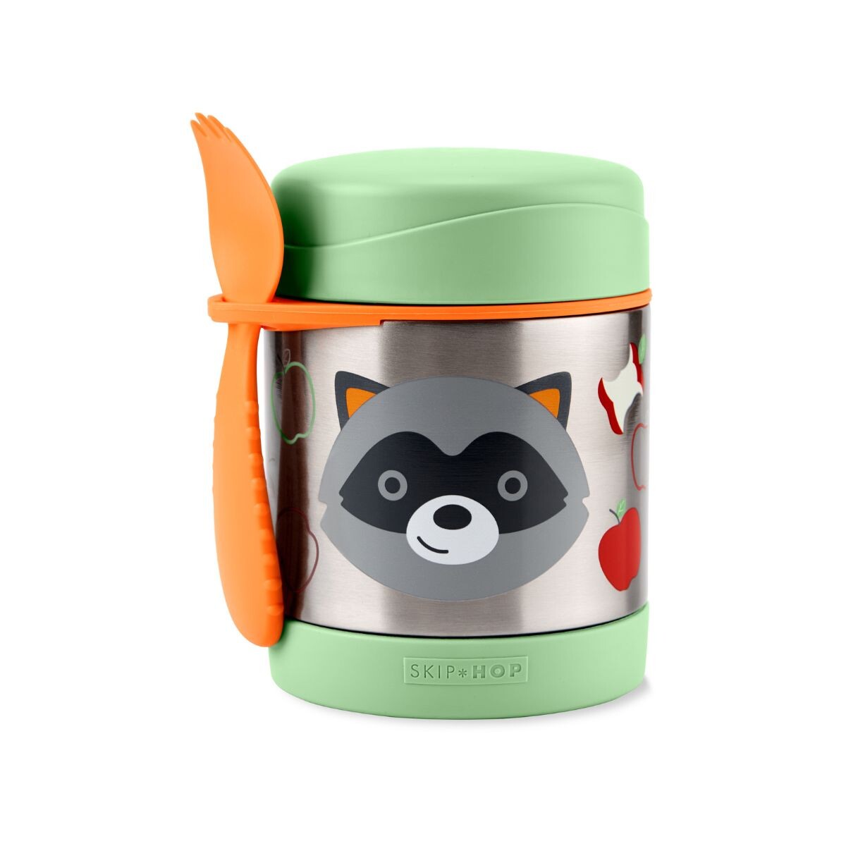 Contenedor de alimentos infantil ac. inoxidable - Mapache 