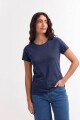 Remera cuello redondo ICONIC 150 AZUL MARINO