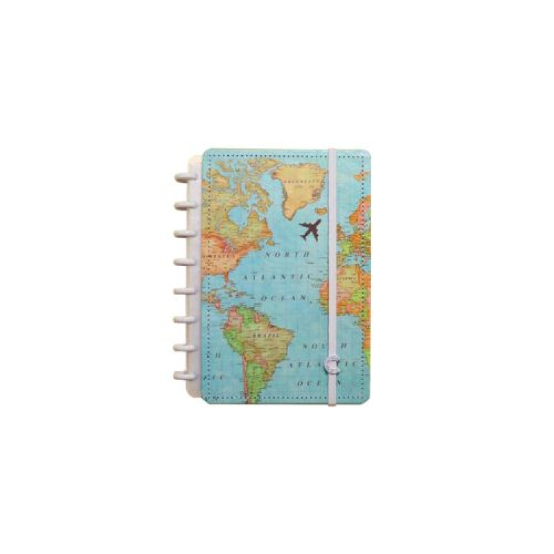 Cuaderno Inteligente Mapamundi Azul A5 Cuaderno Inteligente Mapamundi Azul A5