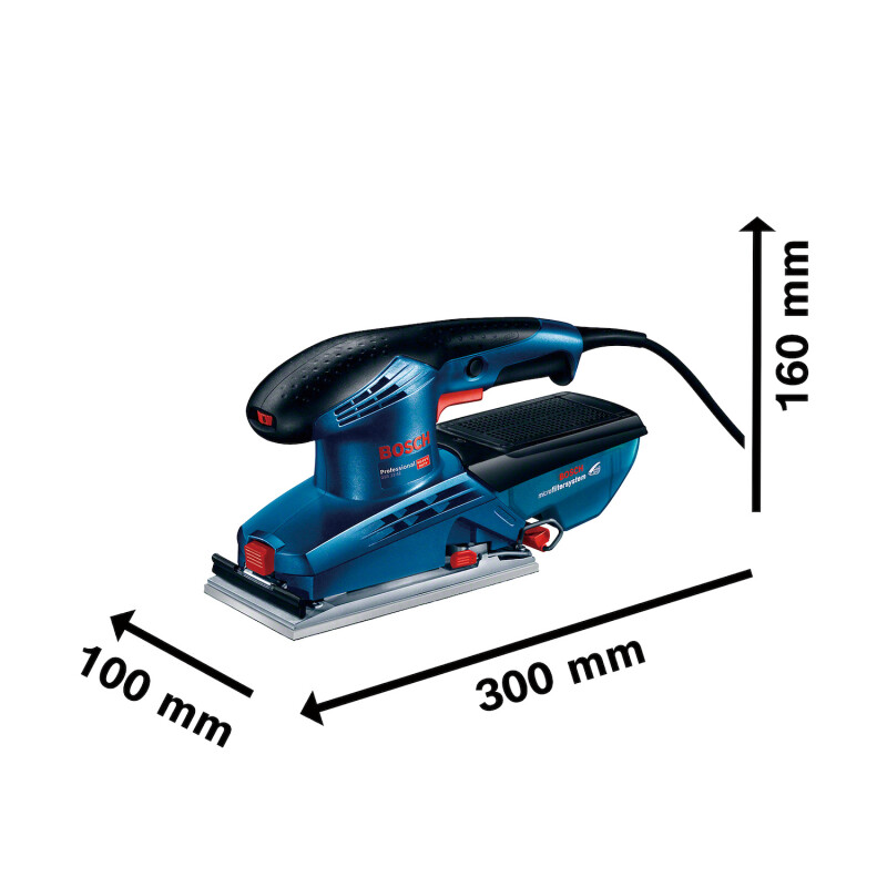 Lijadora orbital Bosch GSS 23 AE 160W 220V con colector de polvo 2 años / Bosch Unica