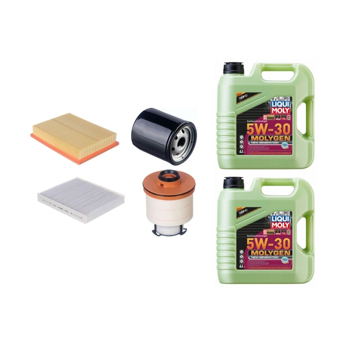 KIT DE FILTROS Y ACEITE 5W30 LIQUI MOLY 