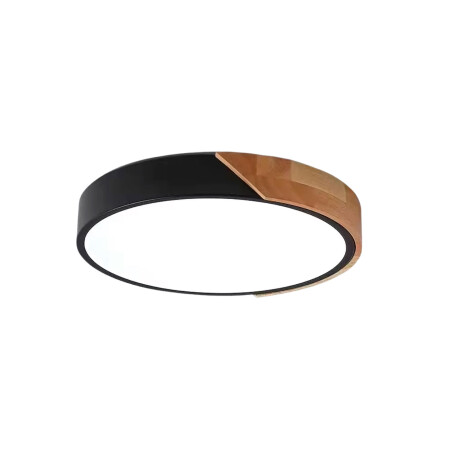 Plafon Techo Lumax Led Nórdico 30cm 24W Negro