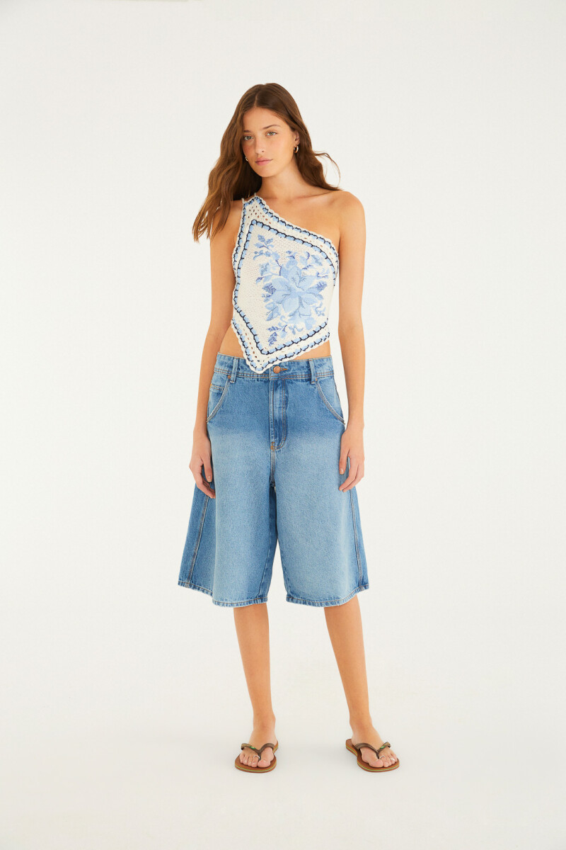 BERMUDA DENIM Azul