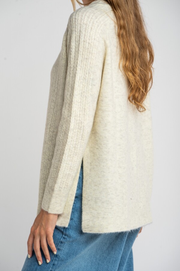 Sweater Texturado Nácar
