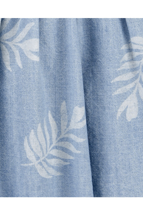 Vestido de algodón con tirantes y botones de madera 0