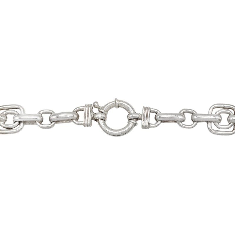 Cadena cuadrado doble - Plata 925 -Sin piedra-CD3237 sinpiedra