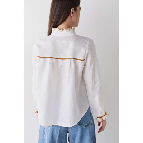 PRE VENTA CAMISA SWIM CROCHET Blanco