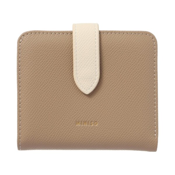 Billetera bicolor beige