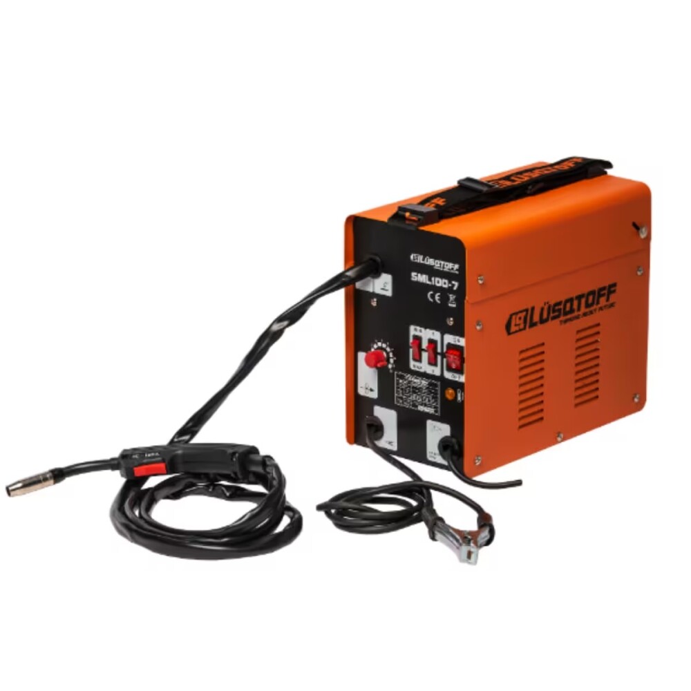 Soldadora Mig Flux 100 + rollo de alambre flux (0.5KG) Soldadora Mig Flux 100 + Rollo De Alambre Flux (0.5kg)
