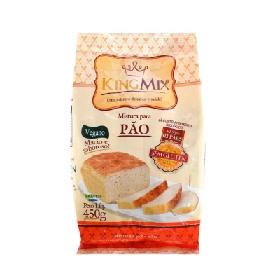 Premezcla Para Pan Sin Gluten KingMix 450g Kingmix Mezcla Para Pan S/g