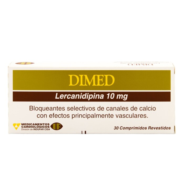 DIMED 10 MG. CJ X 30 COMP. REC. única