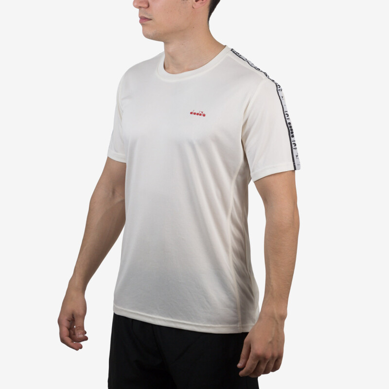 Diadora Hombre T-Shirt Dry Fit - WHITE Blanco