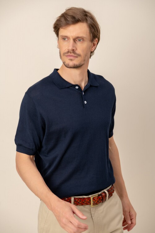 Remera lino Cuck Azul