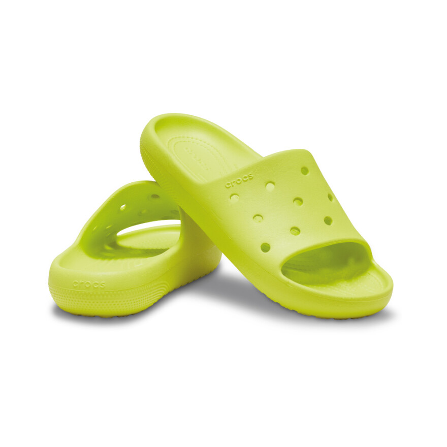 Sandalias Crocs Classic Slide V2 - Unisex Citrus
