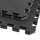 Pack X10 Piso Goma Eva Tatami Encastrable 1mx1mx2cm Gimnasio Negro / Gris